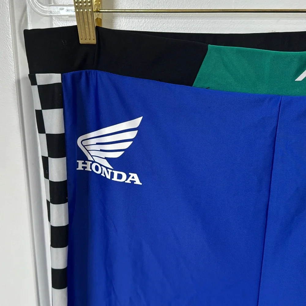*NEW* FOREVER 21 PLUS HONDA MOTORSPORTS RACING LEGGINGS 2X - Picture 4 of 9